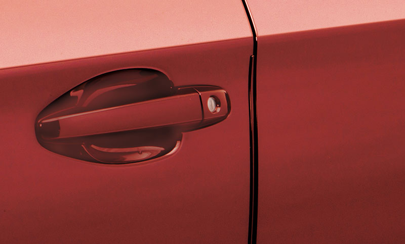 <b>Door Edge Guards</b><br><br>Help protect your door edges from dings and dents with custom-fit, body-color-matched stainless steel Door Edge Guards. They preserve the appearance of your Subaru while seamlessly blending into the door design.<br>